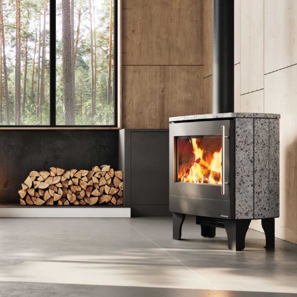 Poêle à bois Stove Italy MORI4 Pierre